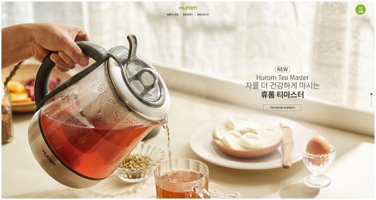 Bình nấu trà đa năng HUROM TM-B01FWH 1,4 lít